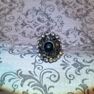 Size 7+ Adjustable Jeweled Ring